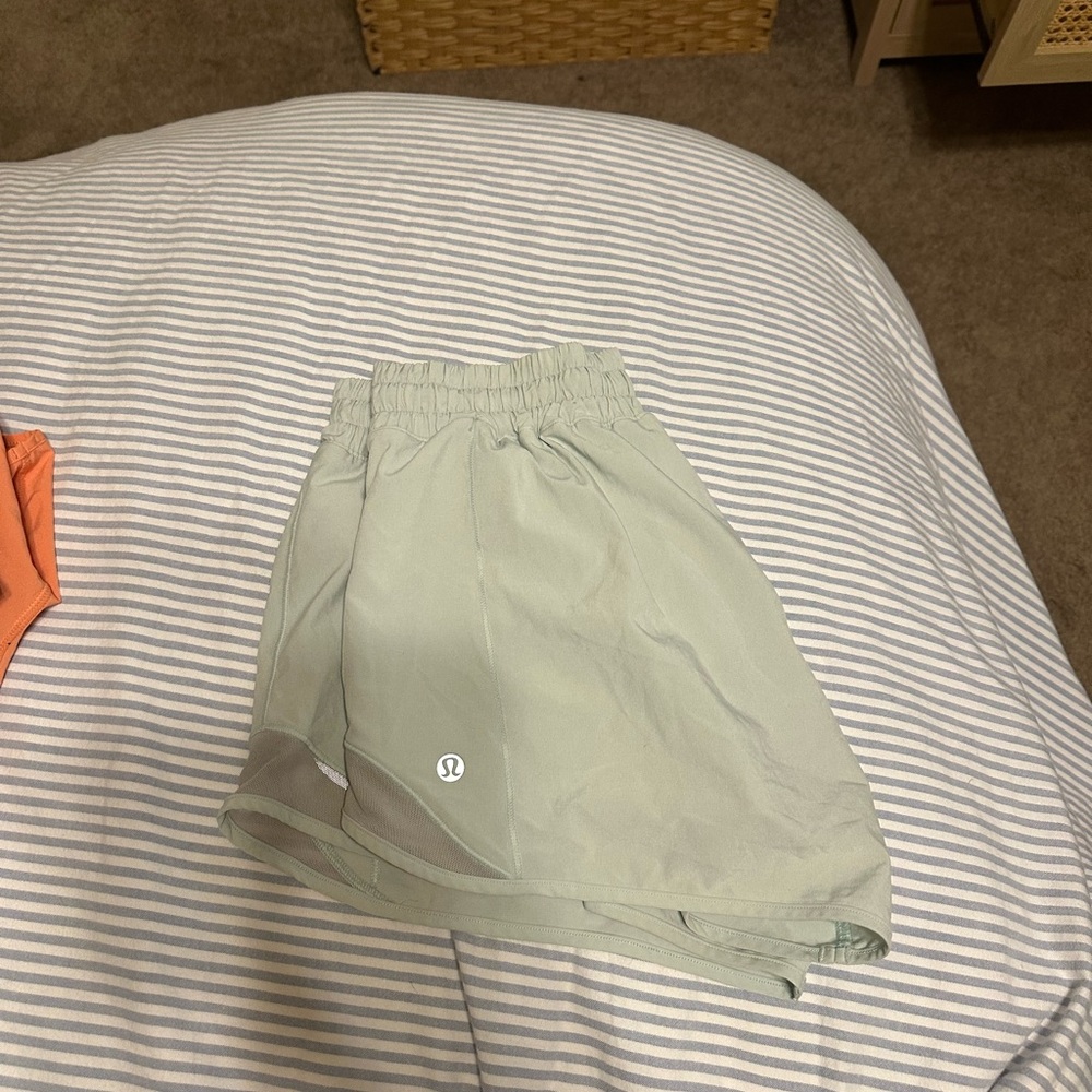 lululemon athletica womens Light Green Shorts